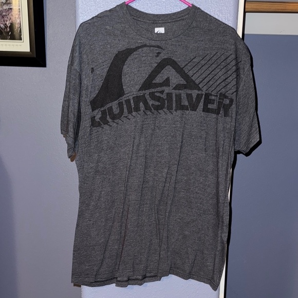 Quiksilver Charcoal Men's Tee - Picture 1 of 5
